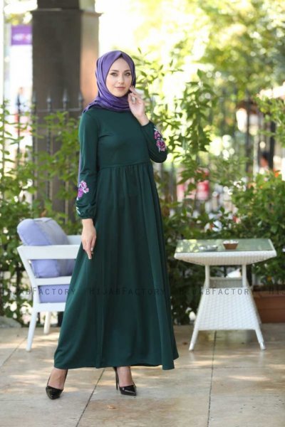 Lexie - Vestito Verde Scuro - Insirah