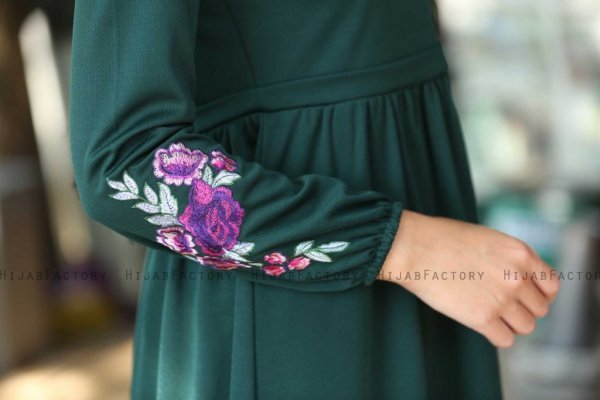 Lexie - Vestito Verde Scuro - Insirah