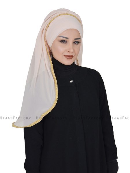 Louise - Hijab Pratico Beige - Ayse Turban
