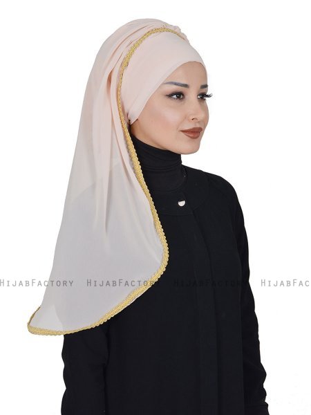 Louise - Hijab Pratico Beige - Ayse Turban