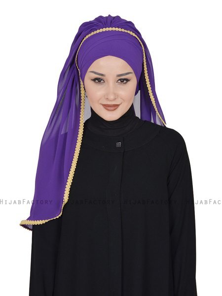 Louise - Hijab Pratico Viola - Ayse Turban