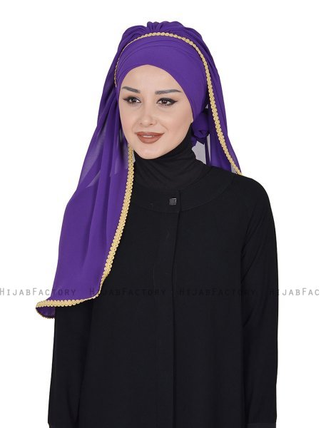 Louise - Hijab Pratico Viola - Ayse Turban