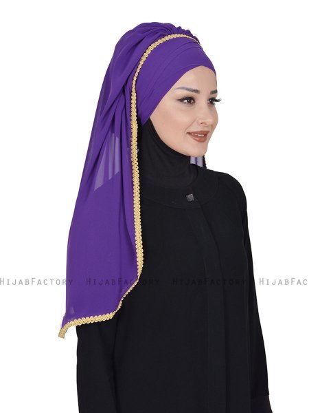 Louise - Hijab Pratico Viola - Ayse Turban