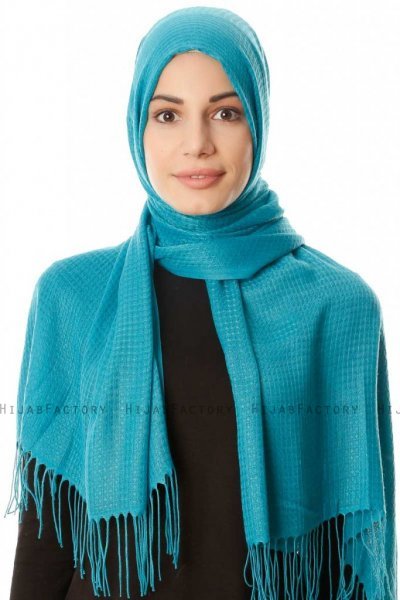 Lunara - Hijab Blu Petrolio - Özsoy