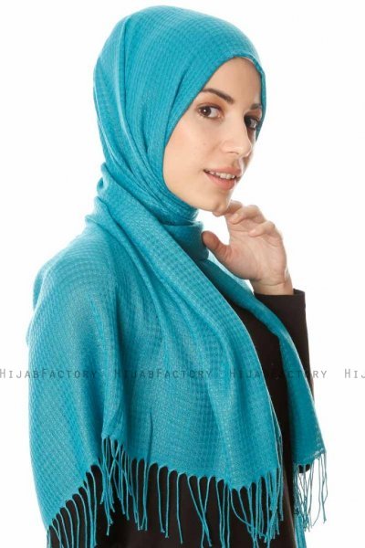 Lunara - Hijab Blu Petrolio - Özsoy