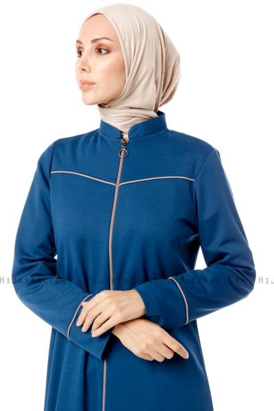 Lylah - Abaya Blu - Miss Cazibe