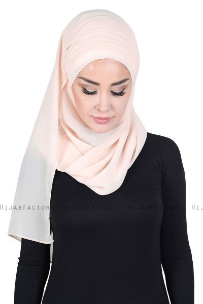Malin - Hijab Chiffon Pratico Beige