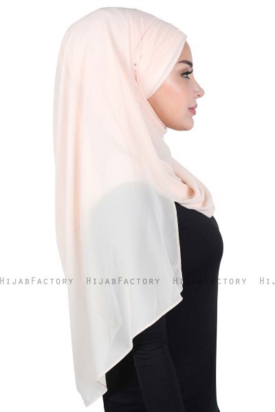 Malin - Hijab Chiffon Pratico Beige