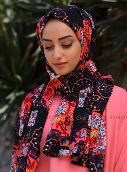 Marwa - Hijab Fantasia Crepe Rosa