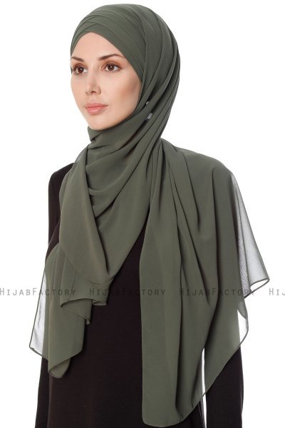 Mehtap - Turbante Chiffon Hijab Pratico One Piece