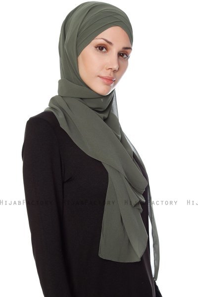 Mehtap - Turbante Chiffon Hijab Pratico One Piece
