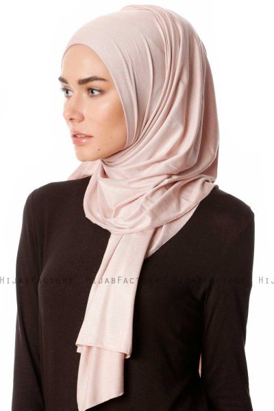 Melek - Hijab Jersey Premium Rosa Antico - Ecardin