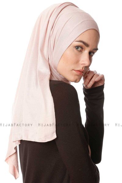 Melek - Hijab Jersey Premium Rosa Antico - Ecardin
