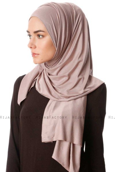 Melek - Hijab Jersey Premium Grigio Pietra - Ecardin