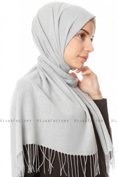 Meliha - Hijab Grigio Chiaro - Özsoy