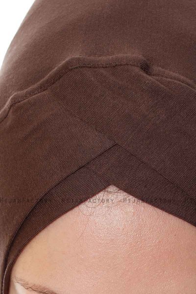 Mia - Hijab Al Amira Marrone One-Piece - Ecardin