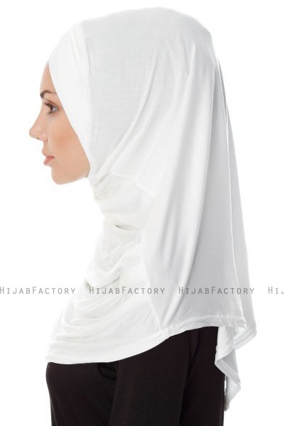 Mia - Hijab Al Amira Creme One-Piece - Ecardin