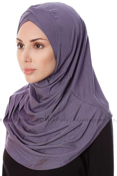 Mia - Hijab Al Amira Viola One-Piece - Ecardin