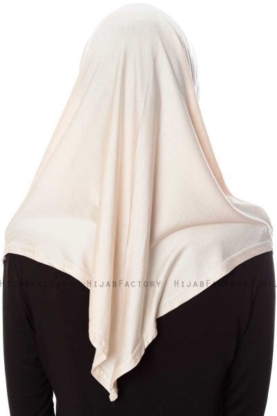 Mia - Hijab Al Amira Beige Chiaro One-Piece - Ecardin