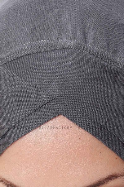 Mia - Hijab Al Amira Grigio Scuro One-Piece - Ecardin