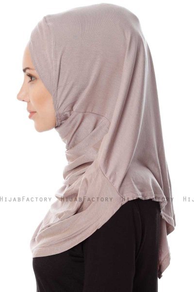 Mia - Hijab Al Amira Grigio Pietra One-Piece - Ecardin