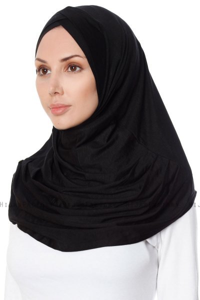 Mia - Hijab Al Amira Nero One-Piece - Ecardin