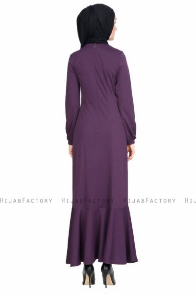Nadia Lila Klänning Med Volang Miss Halima 280256d