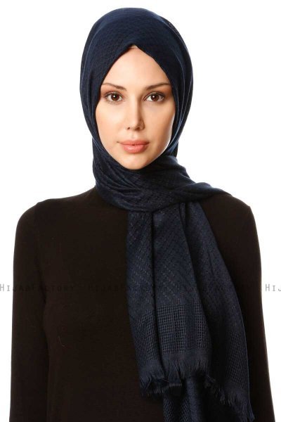 Nalini - Hijab Blu Navy - Özsoy