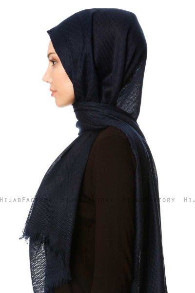 Nalini - Hijab Blu Navy - Özsoy