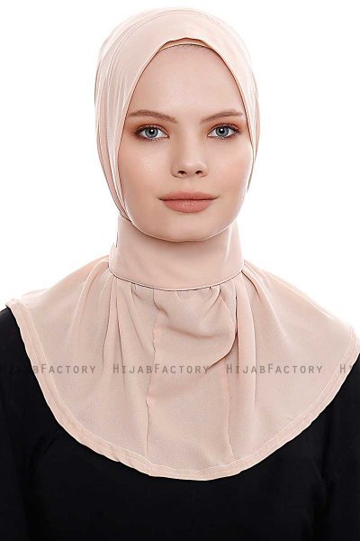 Narin - Hijab Crepe Pratico One Piece Beige