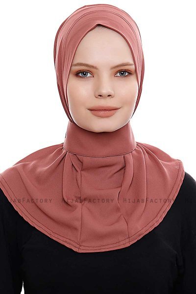 Narin - Hijab Crepe Pratico One Piece Clay