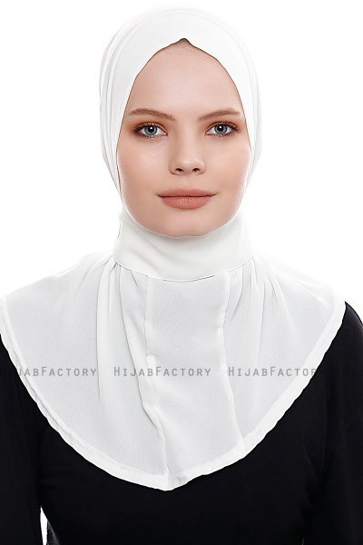 Narin - Hijab Crepe Pratico One Piece Creme