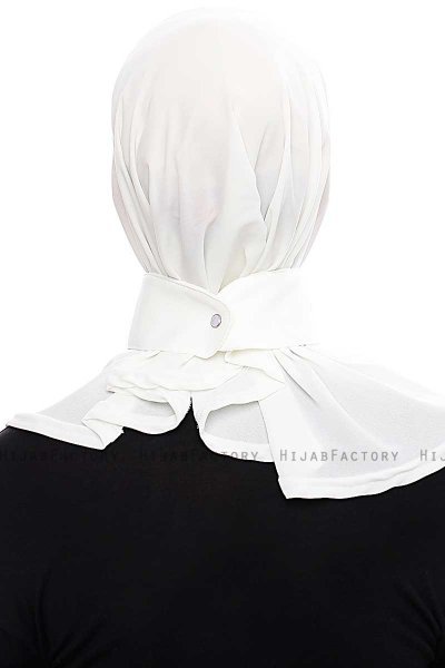 Narin - Hijab Crepe Pratico One Piece Creme