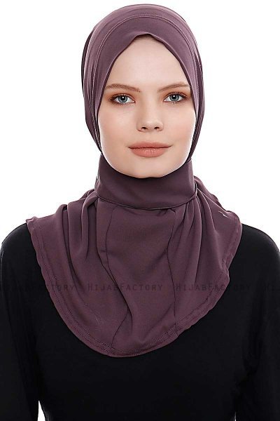 Narin - Hijab Crepe Pratico One Piece Viola