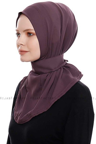 Narin - Hijab Crepe Pratico One Piece Viola