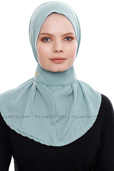 Narin - Hijab Crepe Pratico One Piece Menta