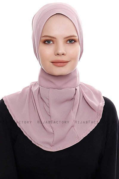 Narin - Hijab Crepe Pratico One Piece Rosa Scuro