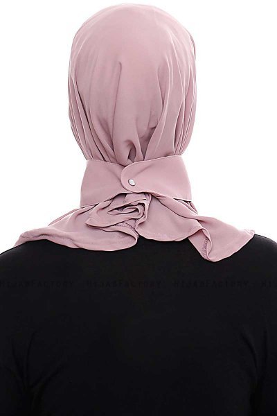 Narin - Hijab Crepe Pratico One Piece Rosa Scuro