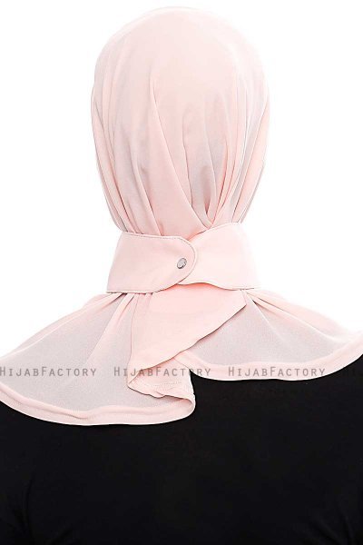 Narin - Hijab Crepe Pratico One Piece Rosa