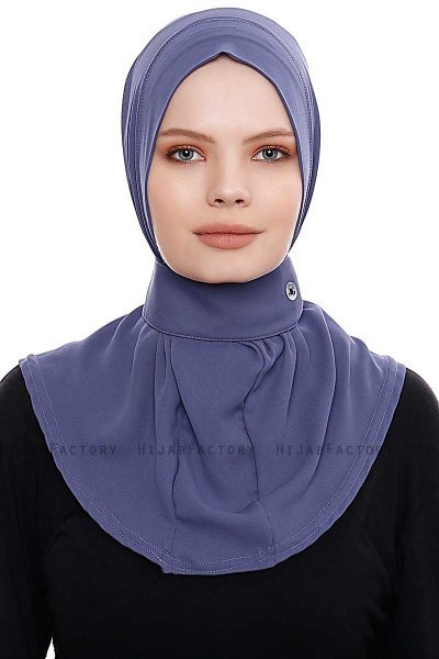 Narin - Hijab Crepe Pratico One Piece Royal Blue