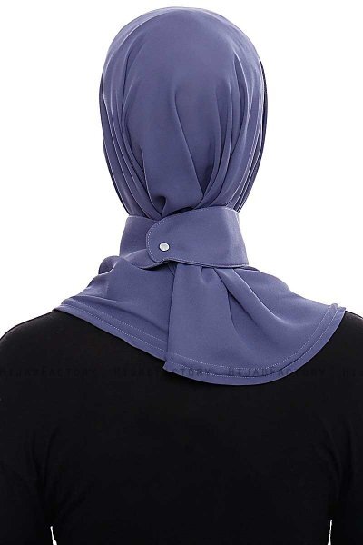 Narin - Hijab Crepe Pratico One Piece Royal Blue