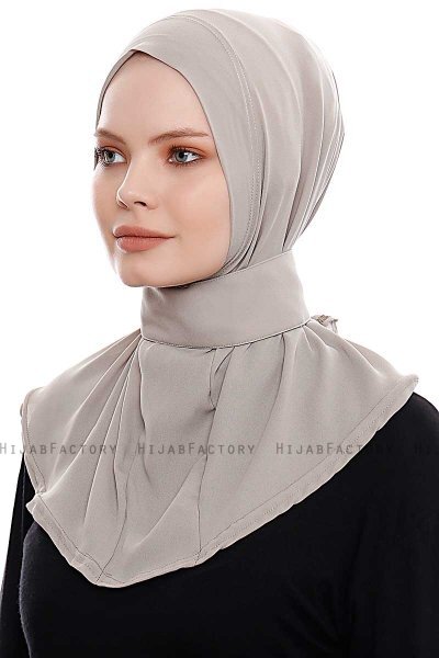 Narin - Hijab Crepe Pratico One Piece Sabbia