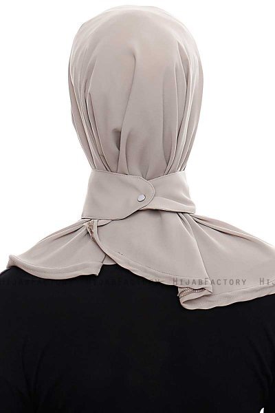 Narin - Hijab Crepe Pratico One Piece Sabbia
