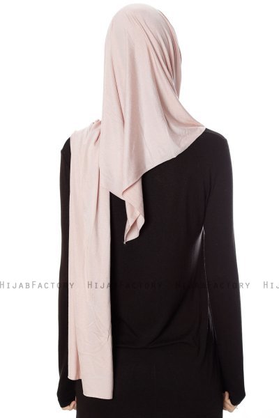 Naz - Hijab Pratico One Piece Rosa Antico & Taupe Chiaro - Ecardin