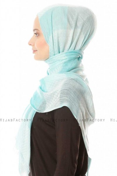 Necla - Hijab Verde Due Colori - Özsoy