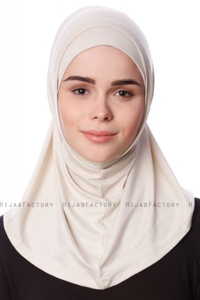 Nehir - Hijab 2-Piece Al Amira Beige Chiaro