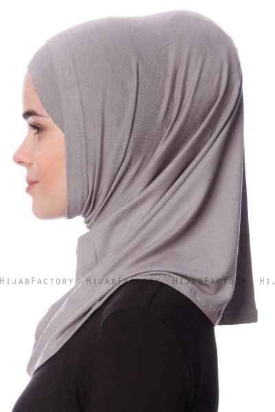 Nehir - Hijab 2-Piece Al Amira Grigio Chiaro