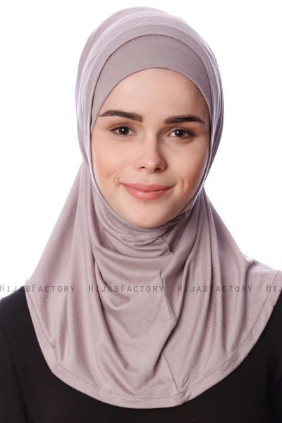 Nehir - Hijab 2-Piece Al Amira Grigio Pietra