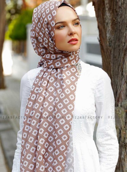 Nesrin - Hijab Fantasia Marrone