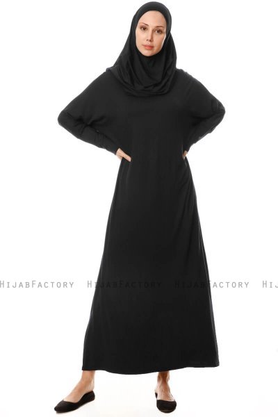 Nisa - Vestito Da Preghiera Nero - Miss Halima